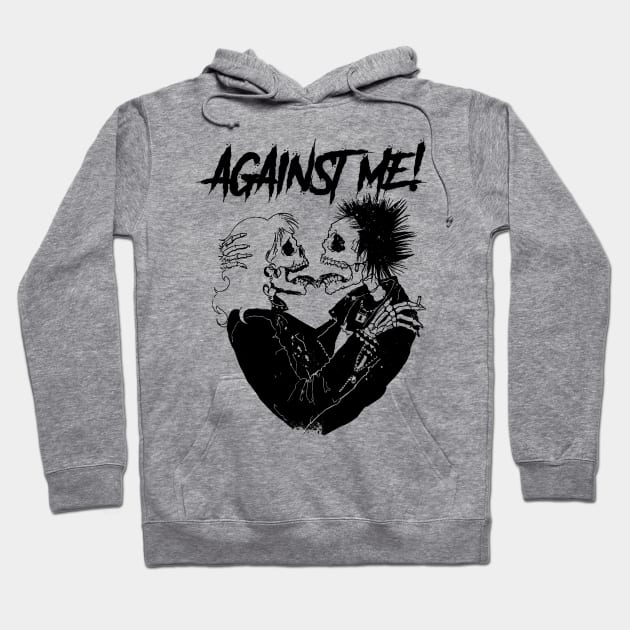 Against Me! Hoodie by Yamalube olinya 